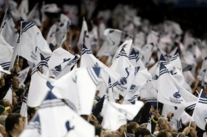 Tottenham Hotspur fans in the stands