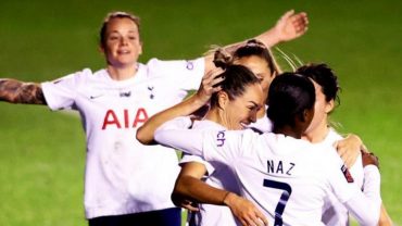 Spurs move to third after 2-1 win against Villa in WSL